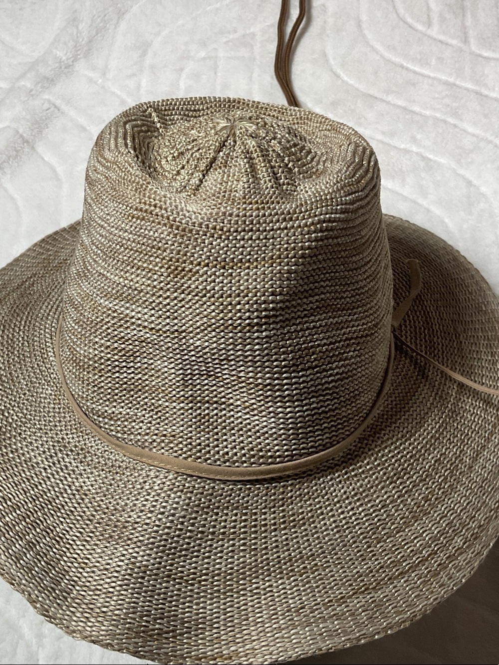 Woven Victoria fedora Sun Hat